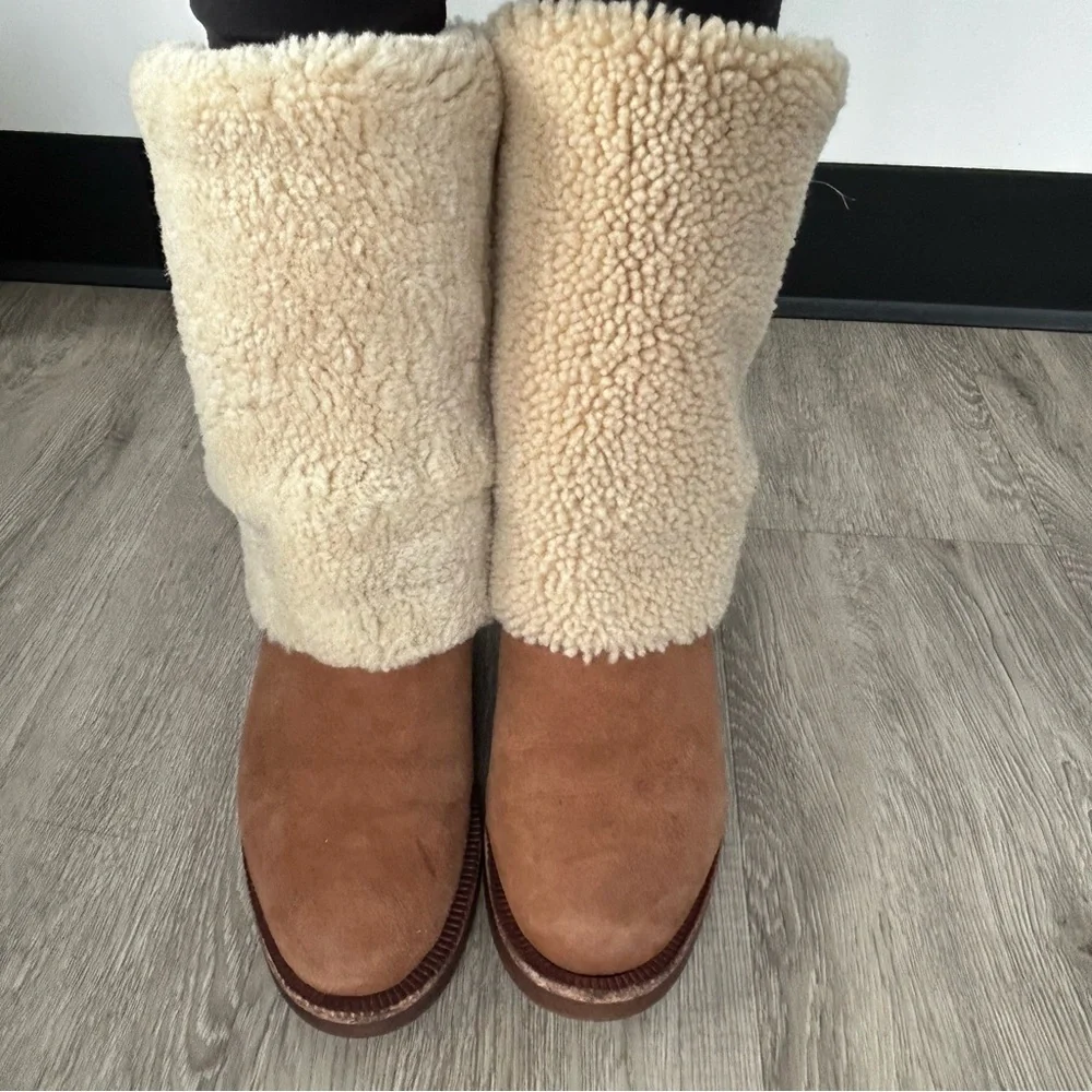 Coach Tan Women’s over the knee boots